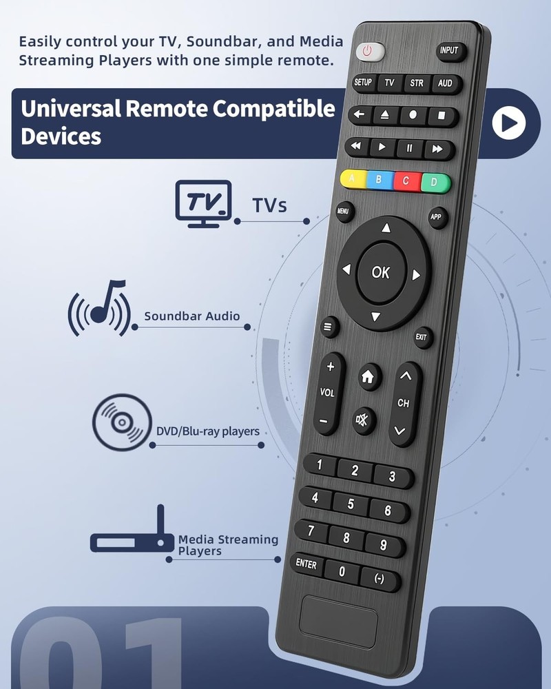 Universal TV Remote Control Compatible Remote,