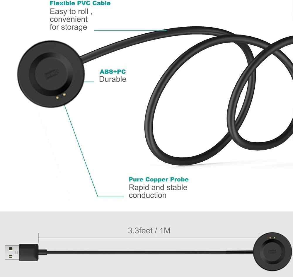 Compatible for iTECH Fusion 2 Charger, 3.3ft/100cm Replacement USB Charging...