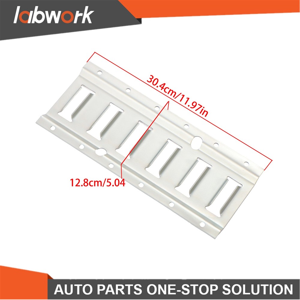 Labwork E Track Tie Down Rail Kit 4×1' E Track Rails for Garages Vans Trailers