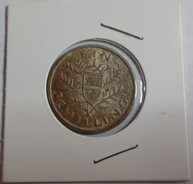 .640 Silver Coin Austrian 1925 Ein Schilling
