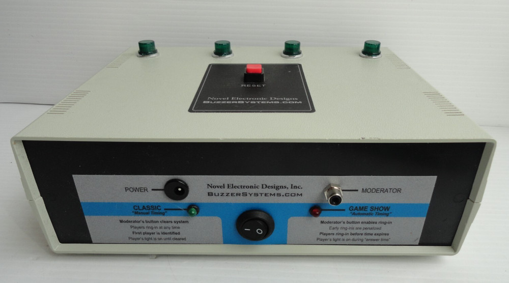 Novel Electronic Designs BuzzerSystems  Model: GS-540-0 Game Show/4