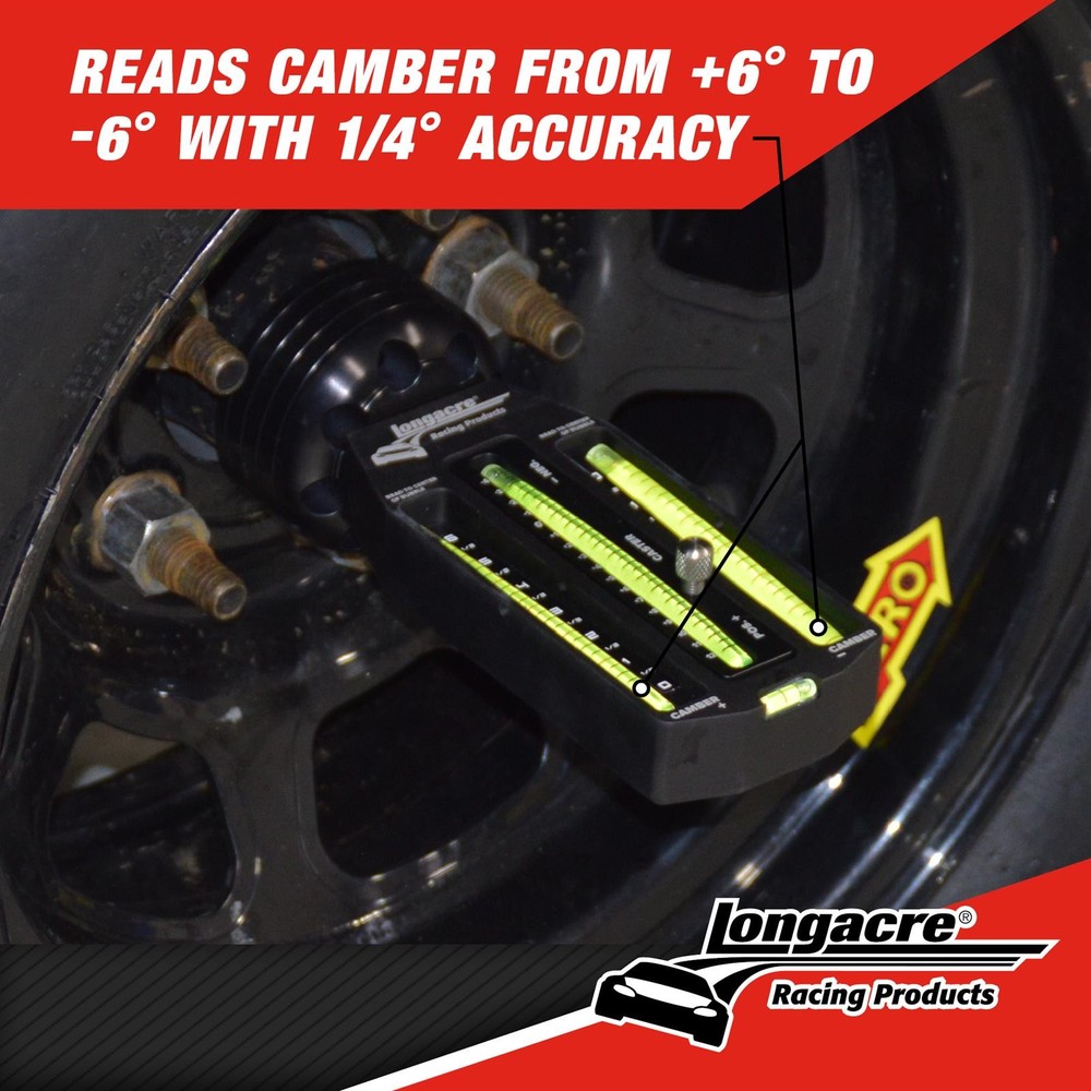 Speedway Front End Toe and Camber Alignment Kit with Turn Plates