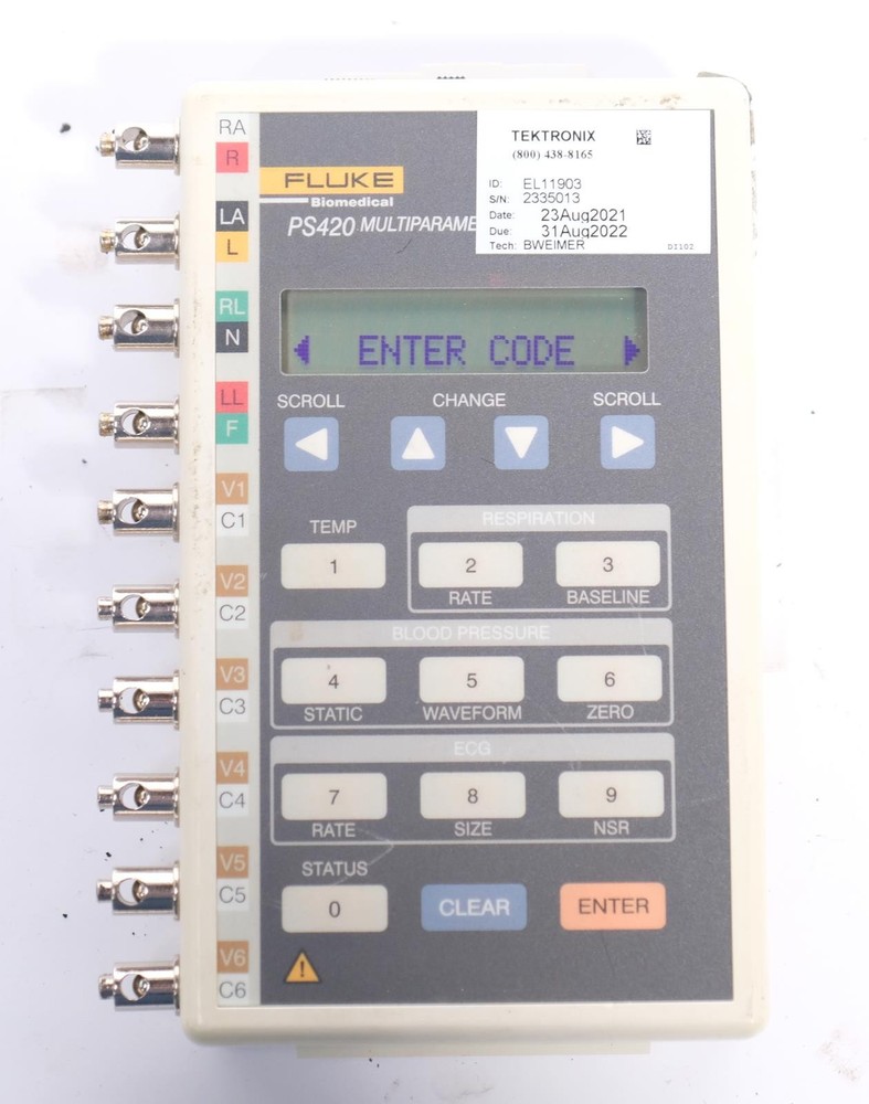 Fluke Biomedical PS420 Multiparameter Simulator