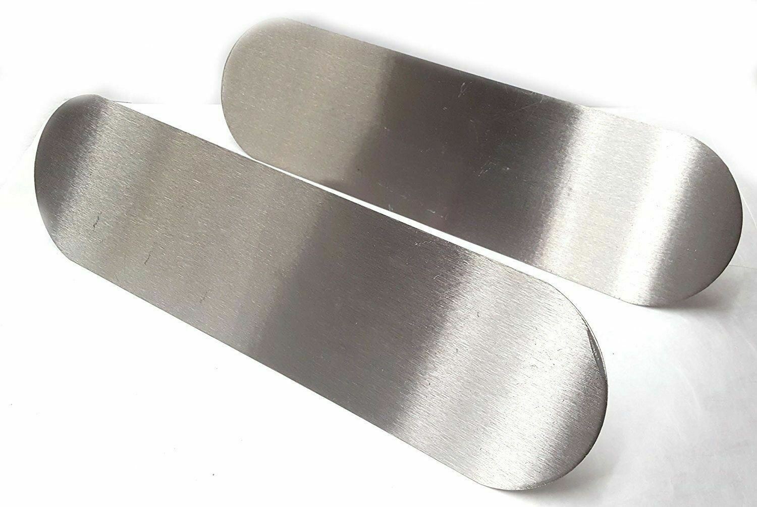 Stainless Steel Trowel 18" x 5" Cement Finishing Masonry Hand Trowels (2 Pack)