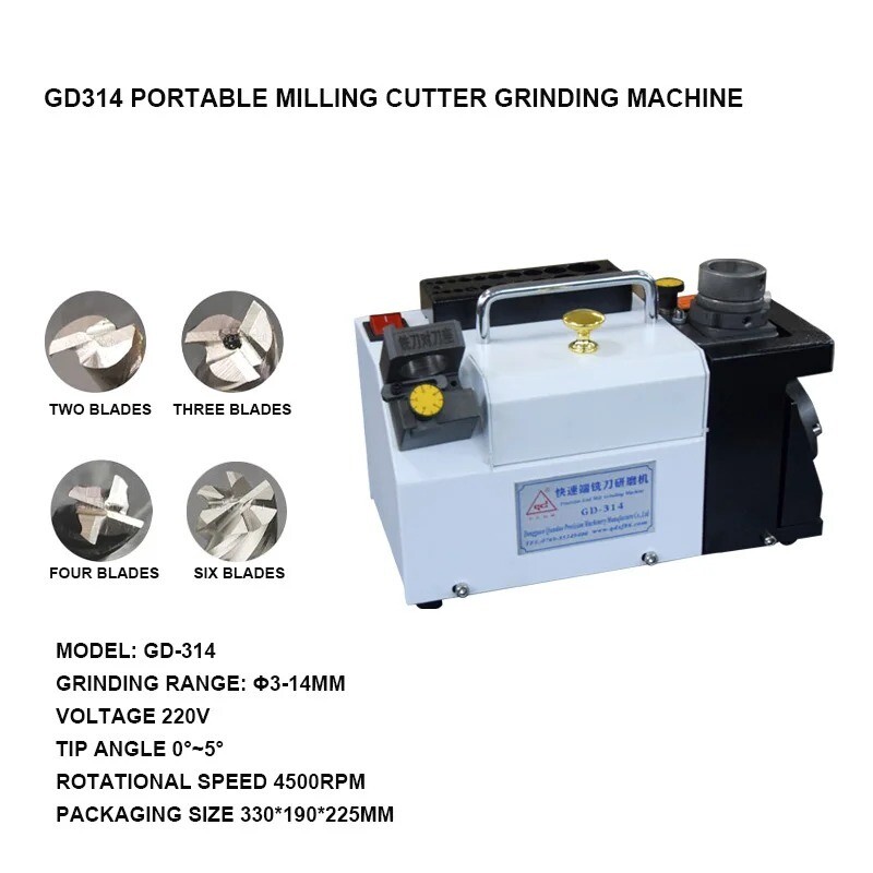 GD-320 Electric Milling Cutter Grinder Drill Sharpener Sharpening Machine220V