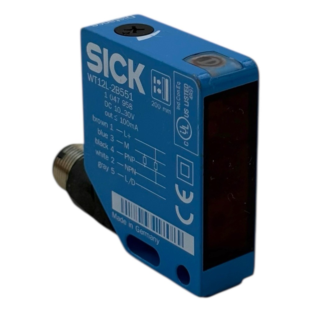 SICK WT12L-2B551 Retroreflective Light Sensor-