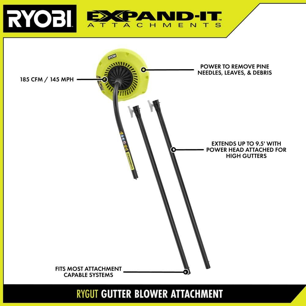 RYOBI Expand-It Gutter Blower Attachment