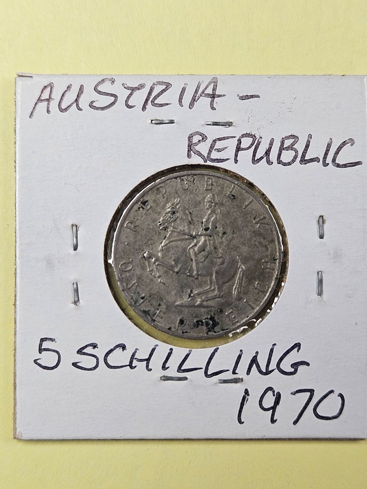 COINS - AUSTRIA - 5 SCHILLING 1970