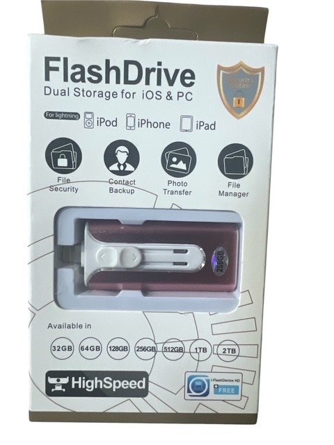 Flash Drive 256gb USB Flash Drive Dual Storage IOs & PC
