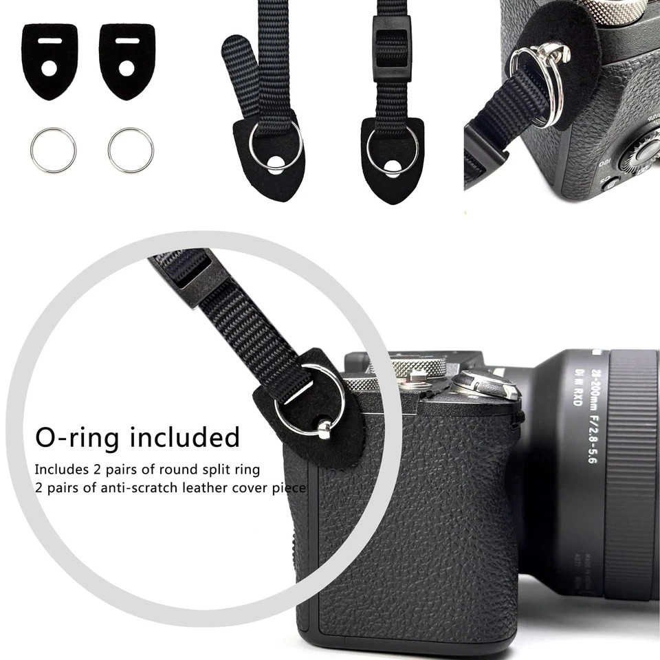 Adjustable Camera Neck Strap for DSLR Cameras and Binoculars