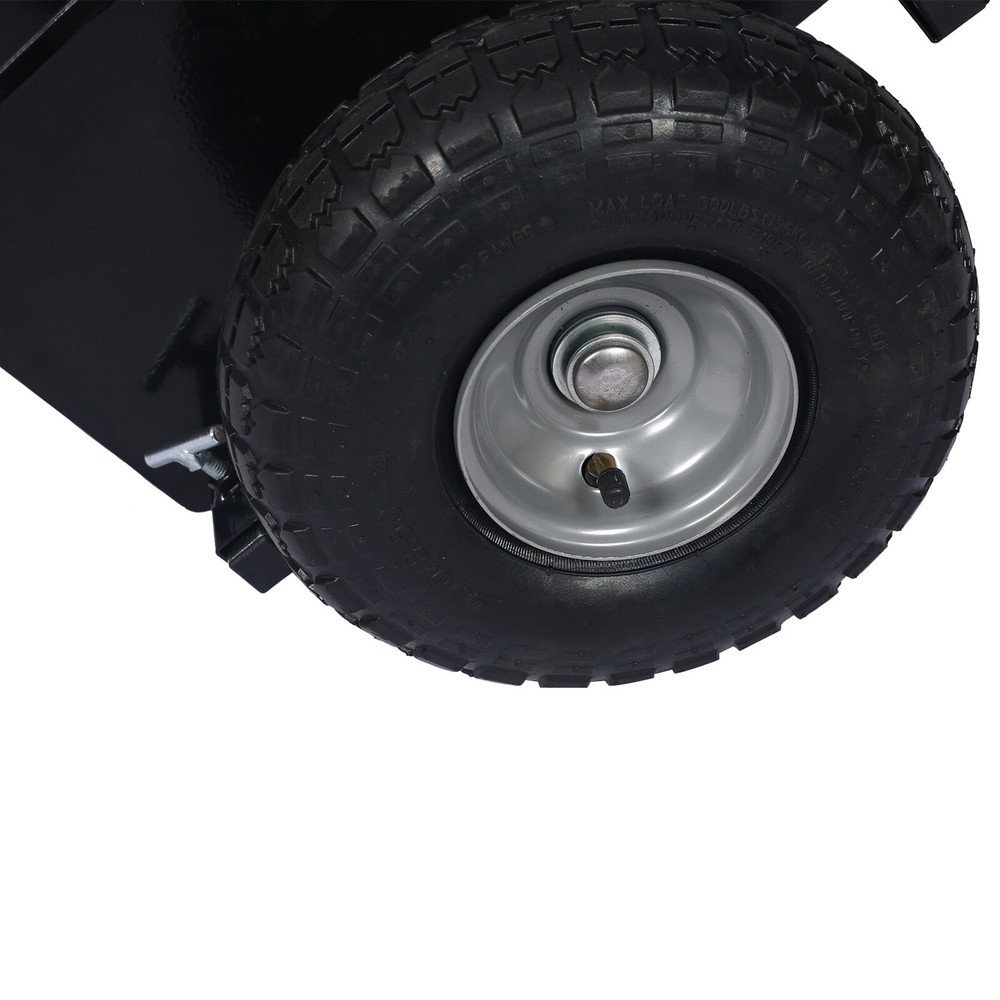 Heavy Duty Panel Dolly Adjustable Panel Dolly Pneumatic Wheels 600lb Capacity