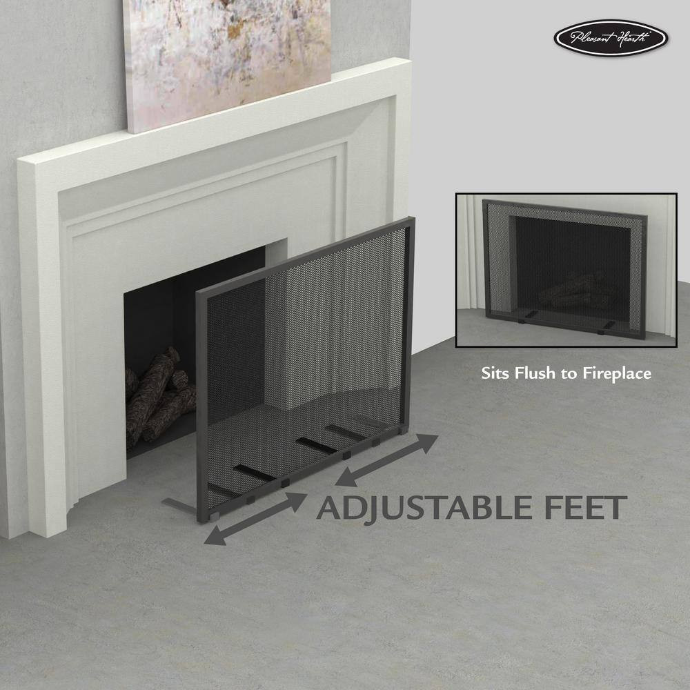 Harper 1-Panel Fireplace Screen with Doors