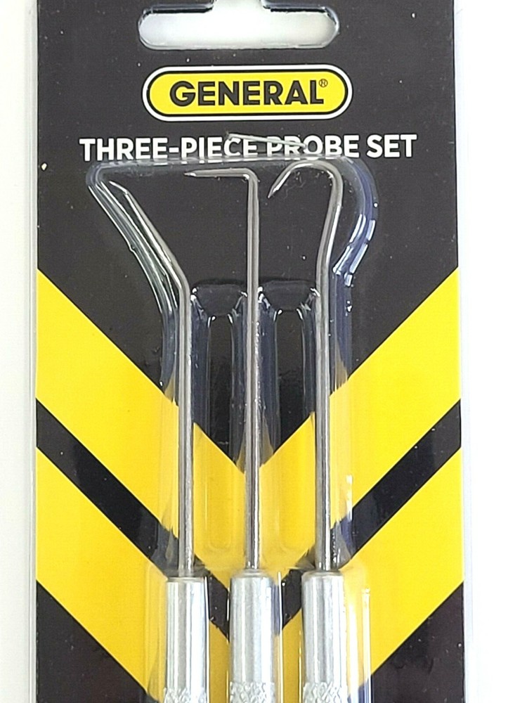 PICK & PROBE SET 3 PIECE GENERAL TOOLS 862 FOR PICKING PROBING OR MARKING