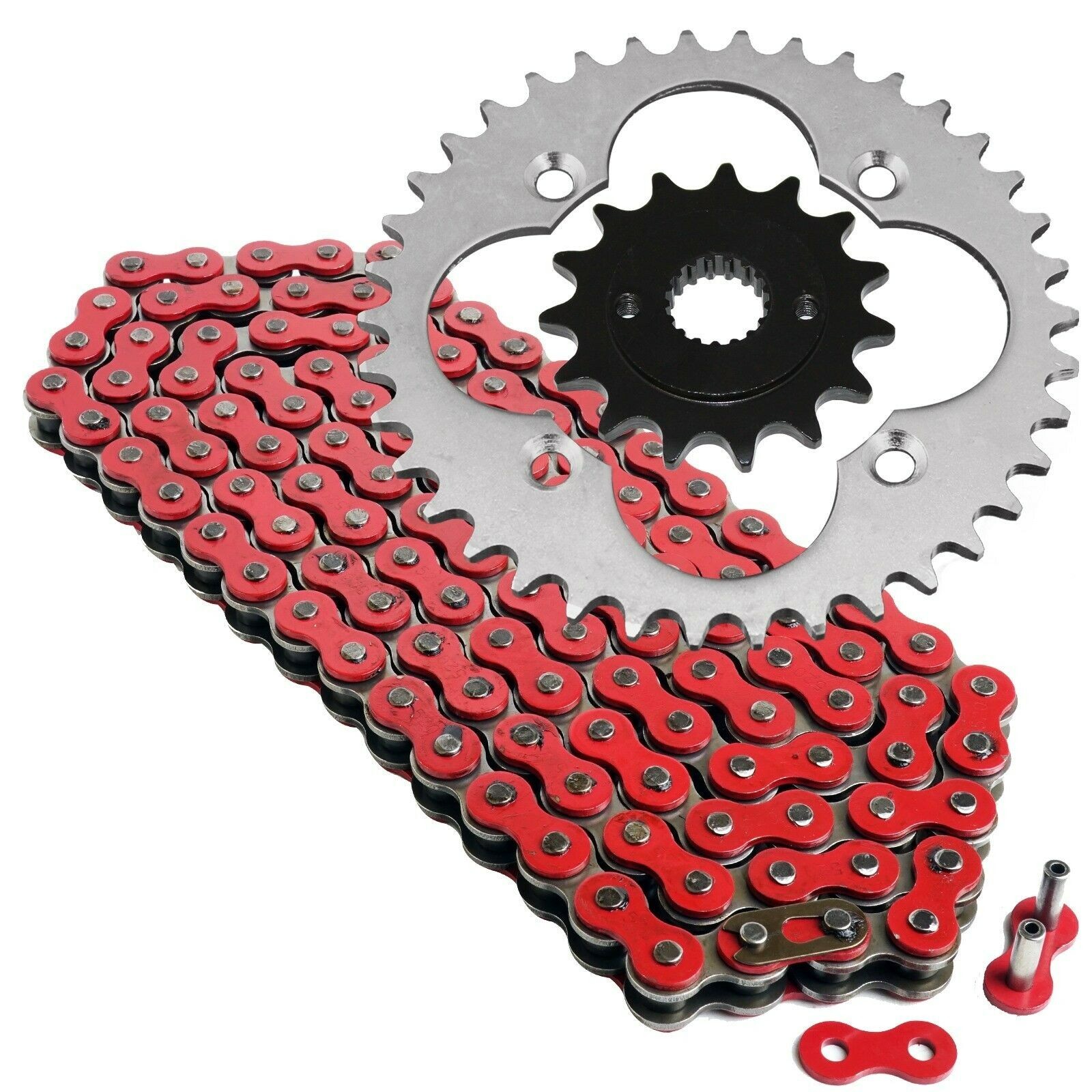 Red Drive Chain And Sprockets Kit for Honda TRX400EX Sportrax 400 2X4 1999-04