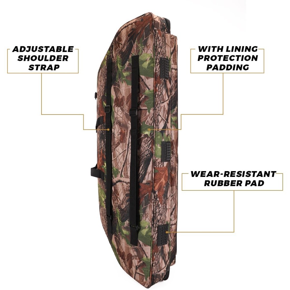 Compound Bow Case - Archery Soft Bow Bag with Arrow Pocket and Backpack Strap...