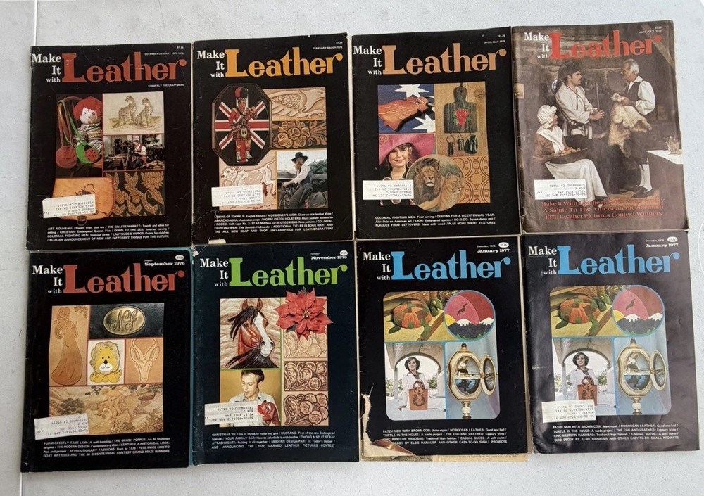 Vintage 1975-1978 Make It With Leather magazines 18+ Issues