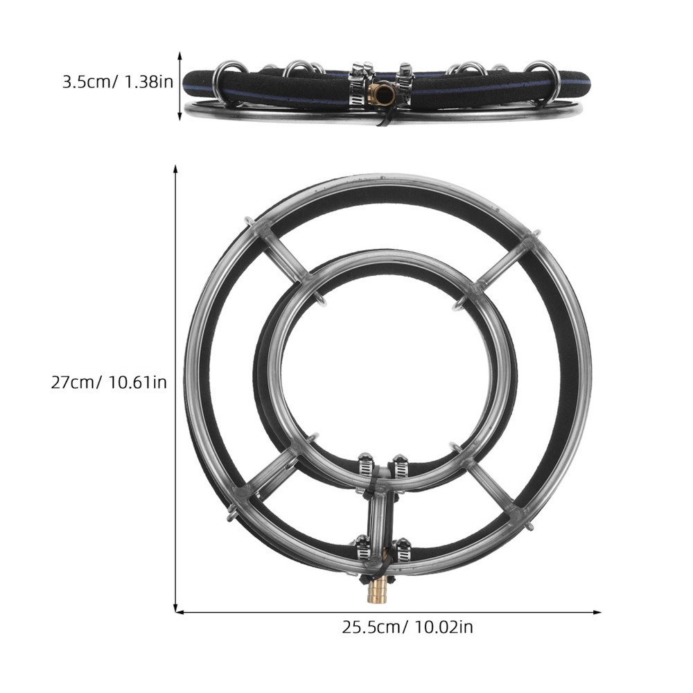 Round Air Bubble Diffuser Rings Panel for Aquariums and Pond Accessories