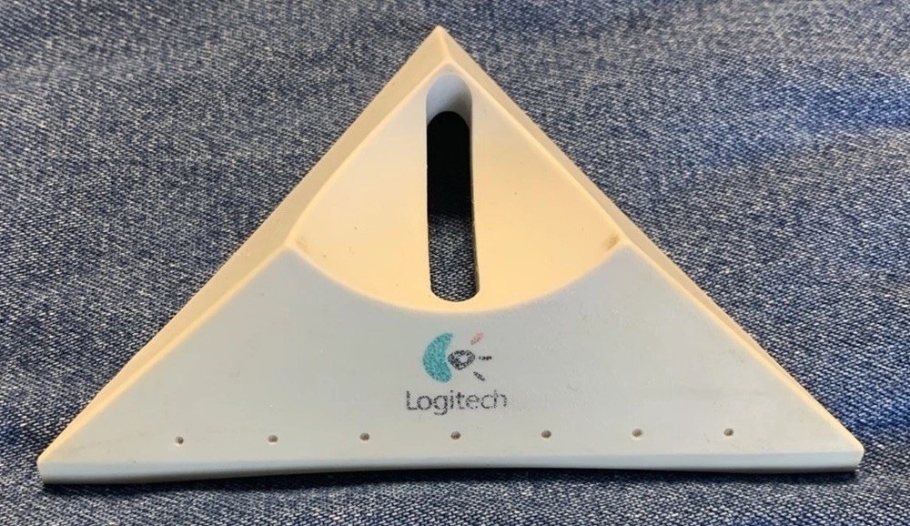 Vintage Logitech Quickcam USB Webcam 2000s Computer Wired w/Camera Base - Tested