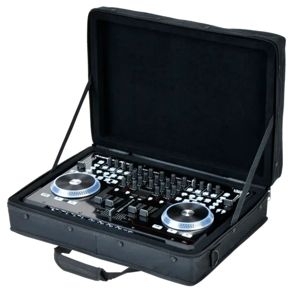 SKB 19”x13” DJ Controller & Small MIDI Keyboard Soft Case Padded Bag, Black