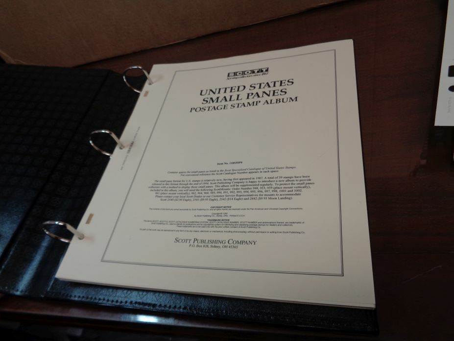 Lighthouse GRANDE Large 3-ring binder & case for Stamp album Collections NEW