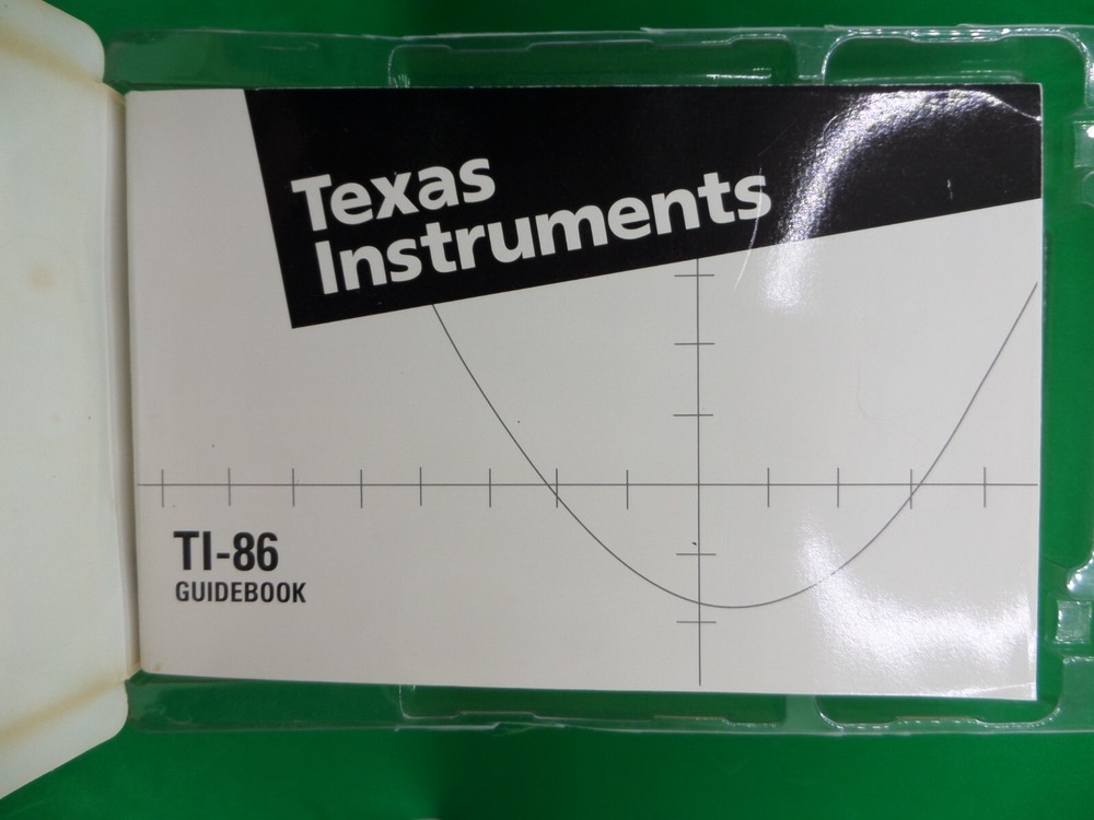 Texas Instruments T1-86 plus graphing calculator