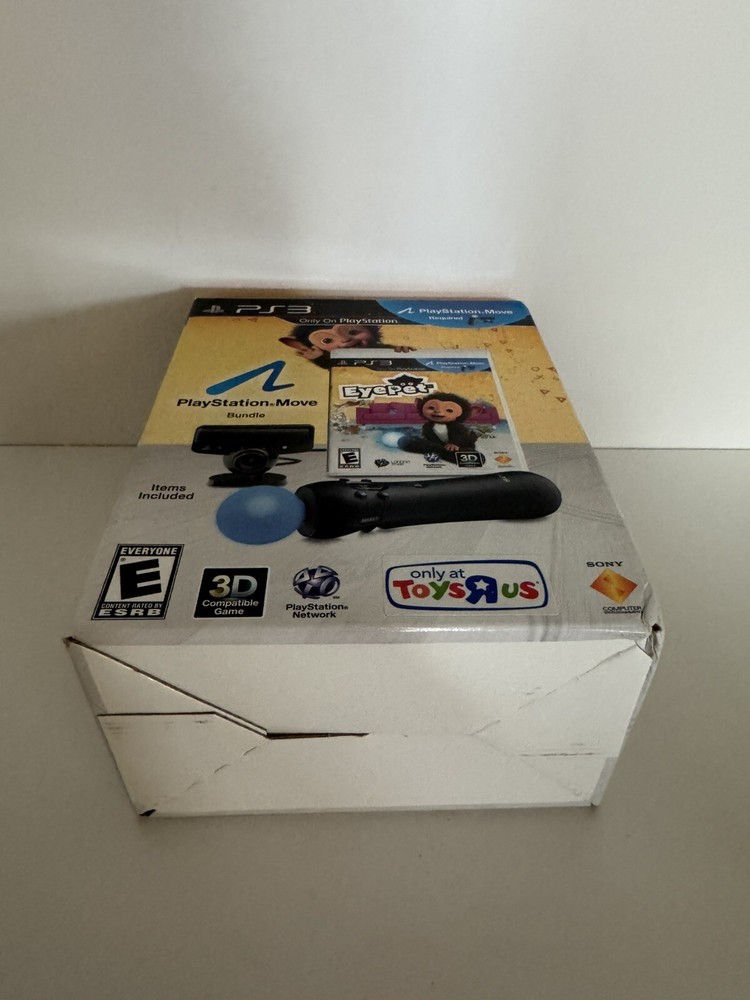 PlayStation 3 PS3 Eyepet Move Bundle With Eye Camera And Motion Controller