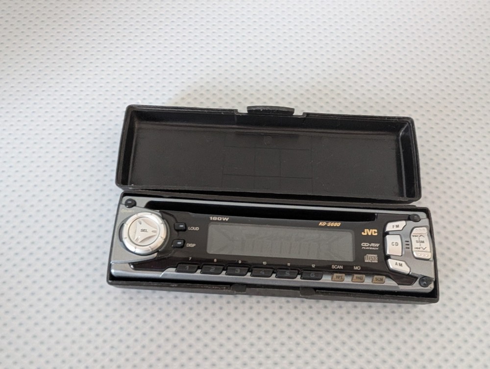 JVC KD-S680 Replacement Faceplate with Protective Case