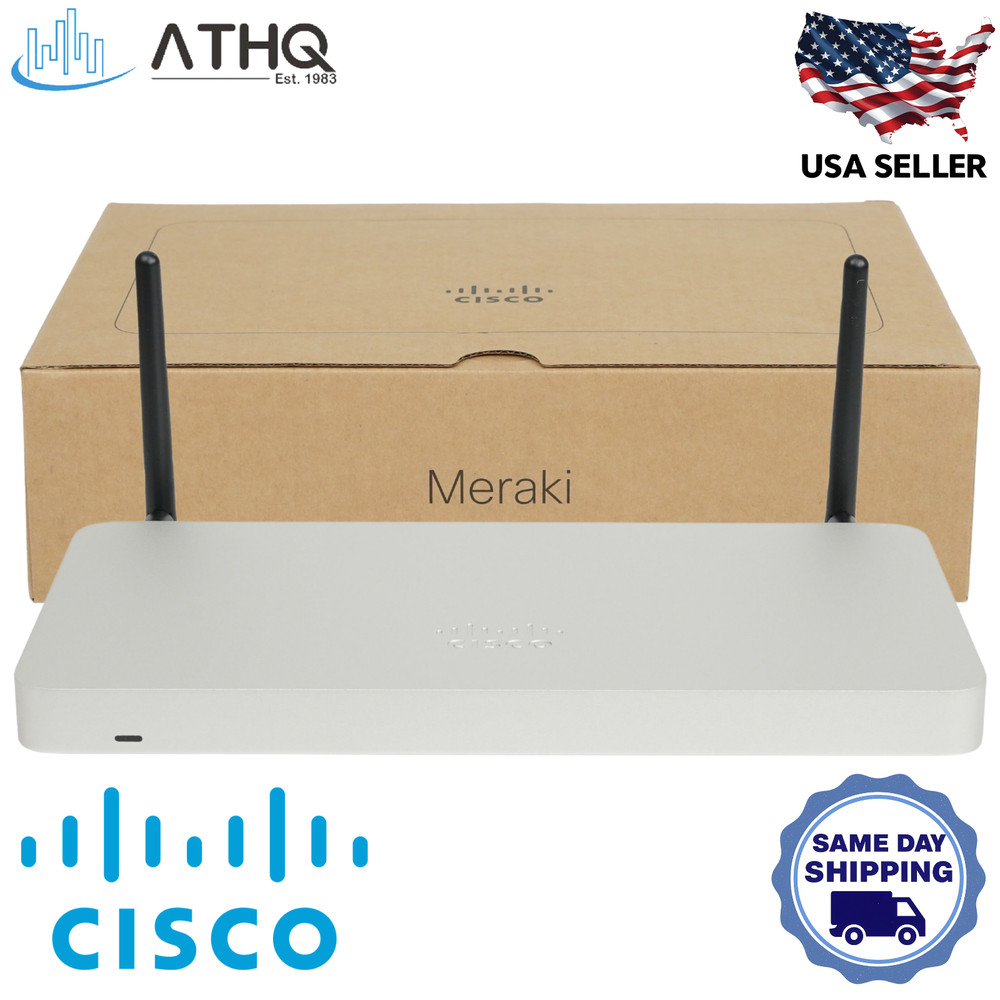 Cisco Meraki MX67-HW Cloud Managed Firewall SD-WAN Security Appliance Unclaimed