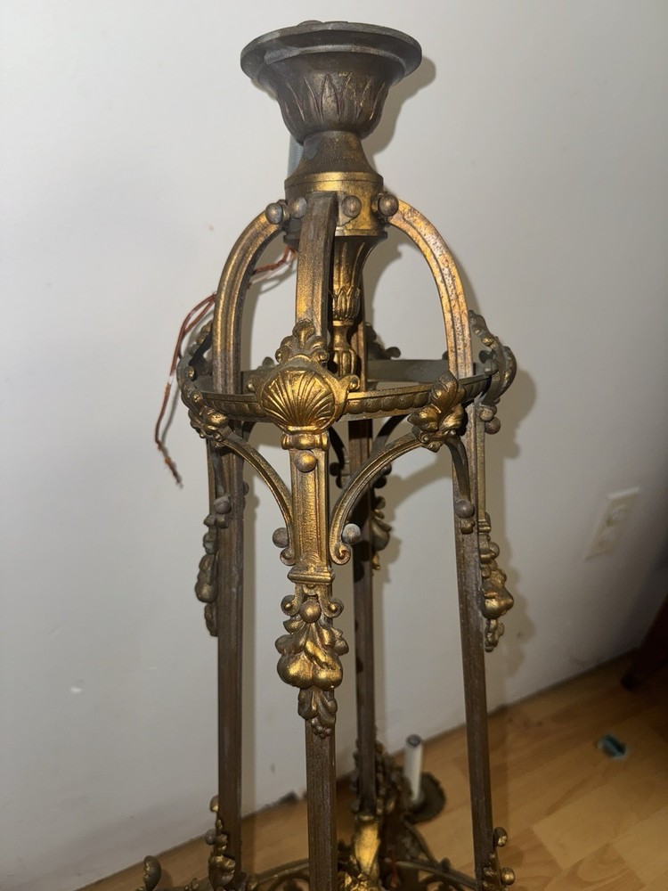 Antique Brass Chandelier