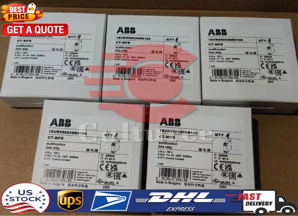 1pc ABB CT-MFE time relay 24-240VAC/DC