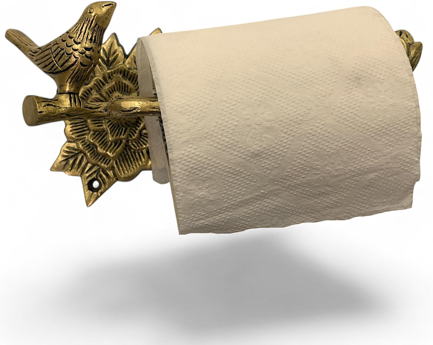 STYLENT Decor Solid Brass Bird Antique Toilet Paper Roll Holder Bathroom Accesso