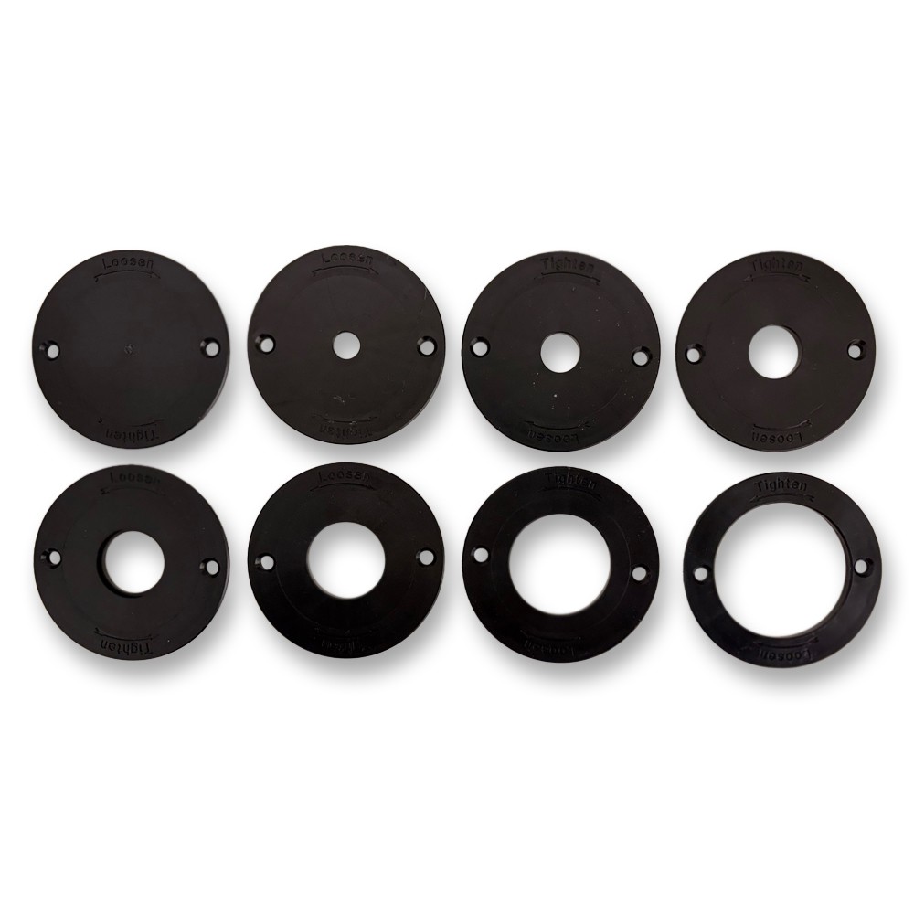 Sommerfeld 8 Plastic Router Table Rings for Router Table Woodworking Tool
