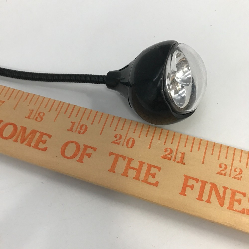 Flexible LED Reading Light Battery Operated Black