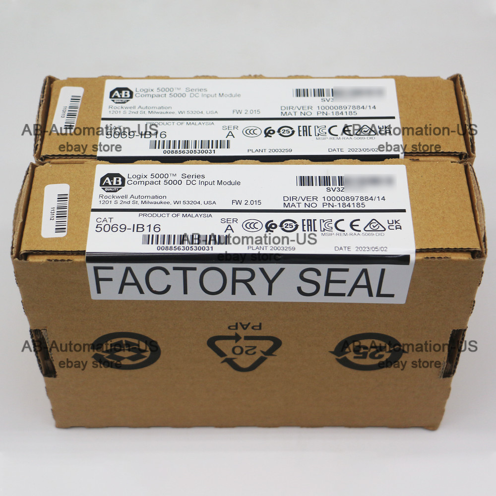 New  5069-IB16 SER A CompactLogix 16 Channel 24V DC Input Module