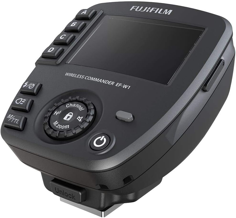 FUJIFILM Wireless Commander EF-W1 w/ case, cable for remote shutter