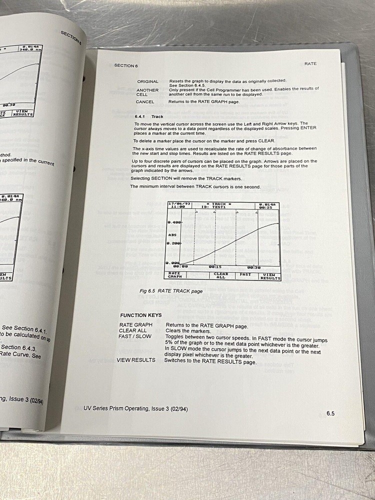 ATI Unicam UV Spectrometer Prism Software - Users Guide / Instruction Manual