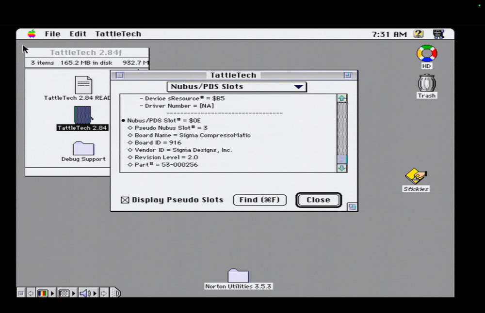 Sigma Designs DoubleUp NuBus Data Compression Card for Macintosh DiskDoubler