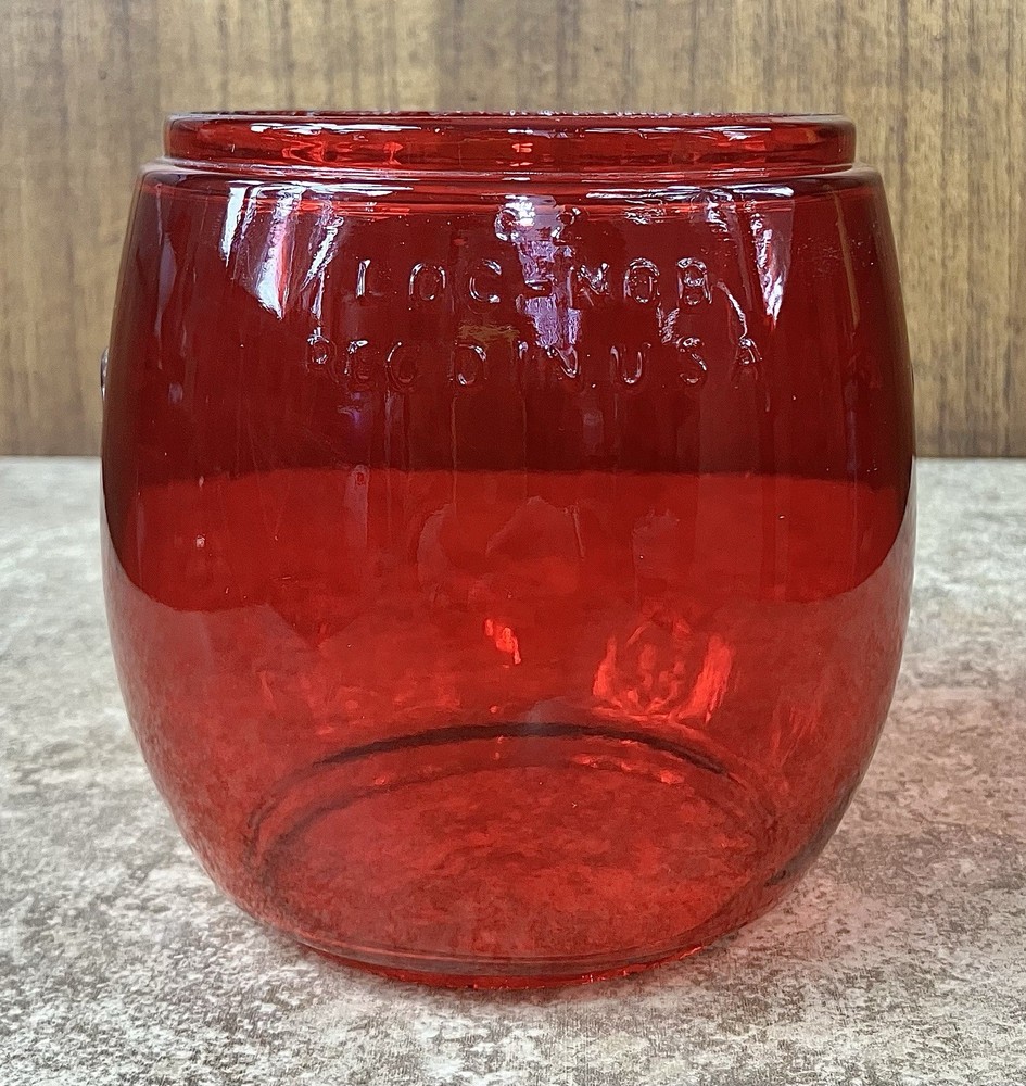 Bright Red Dietz D-Lite Globe for Lanterns