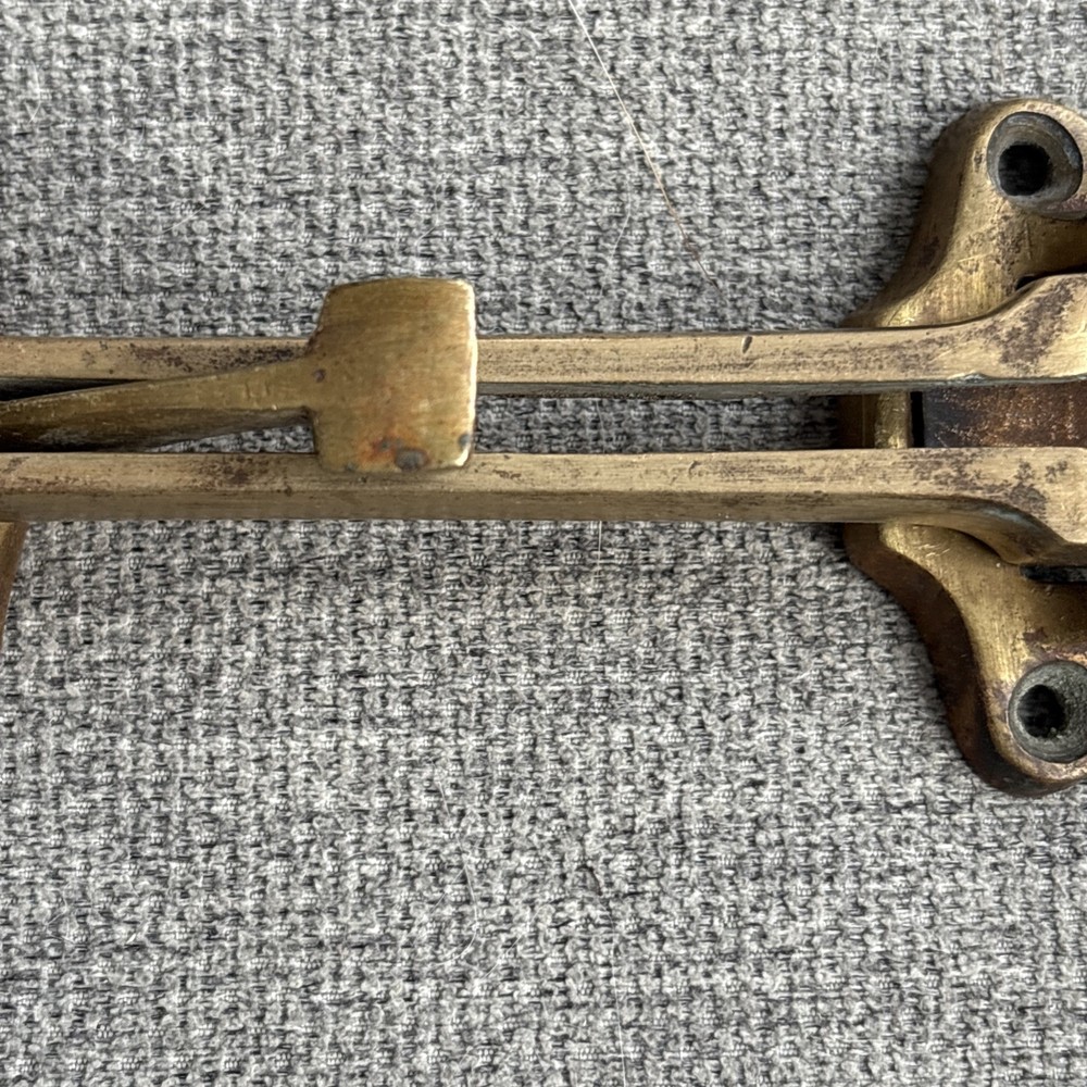 Antique Solid Brass Hotel Style Door Security Latch