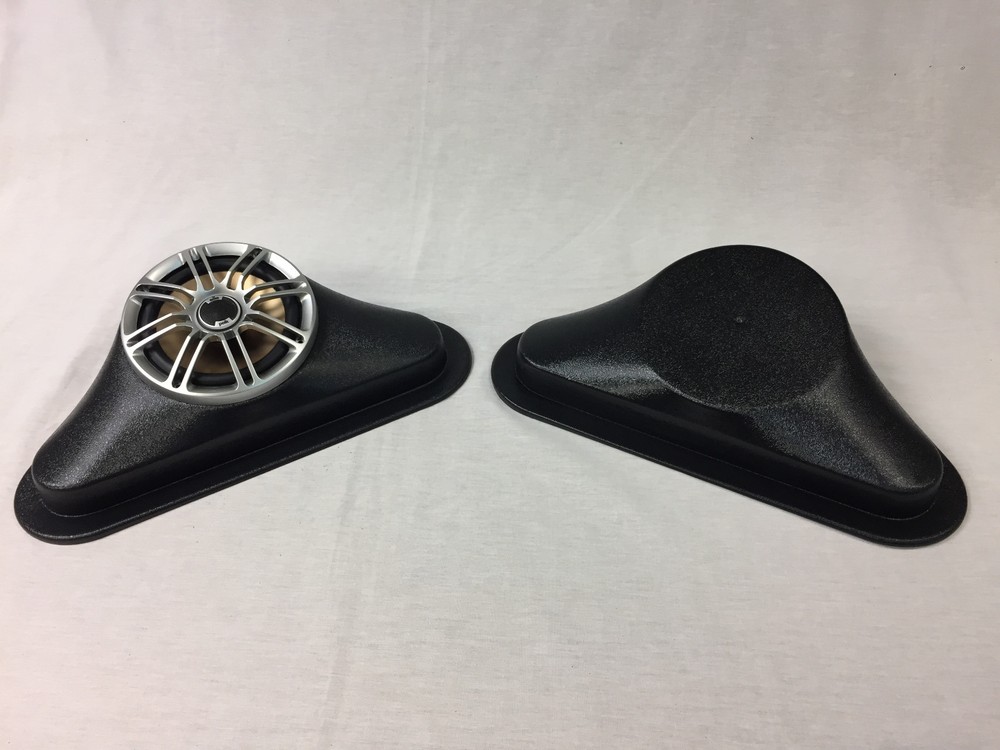 6.5 Speaker Pods - Corner, Angled With Bottom