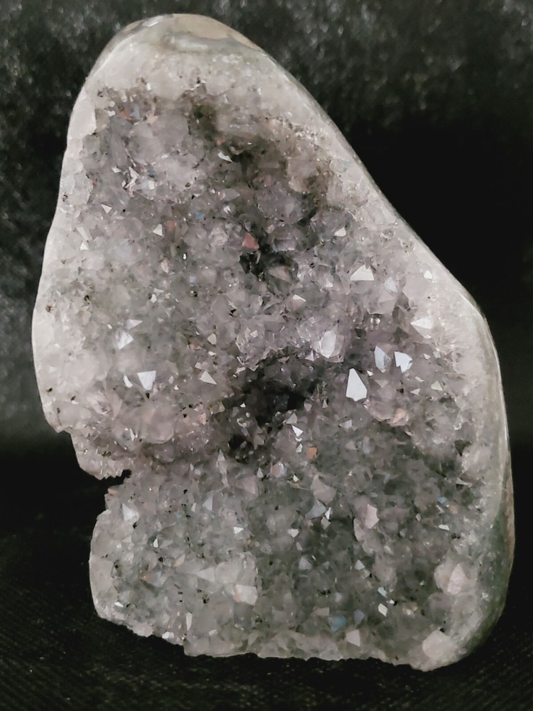 Gorgeous Silver Amethyst Crystal Cluster 1.5lb