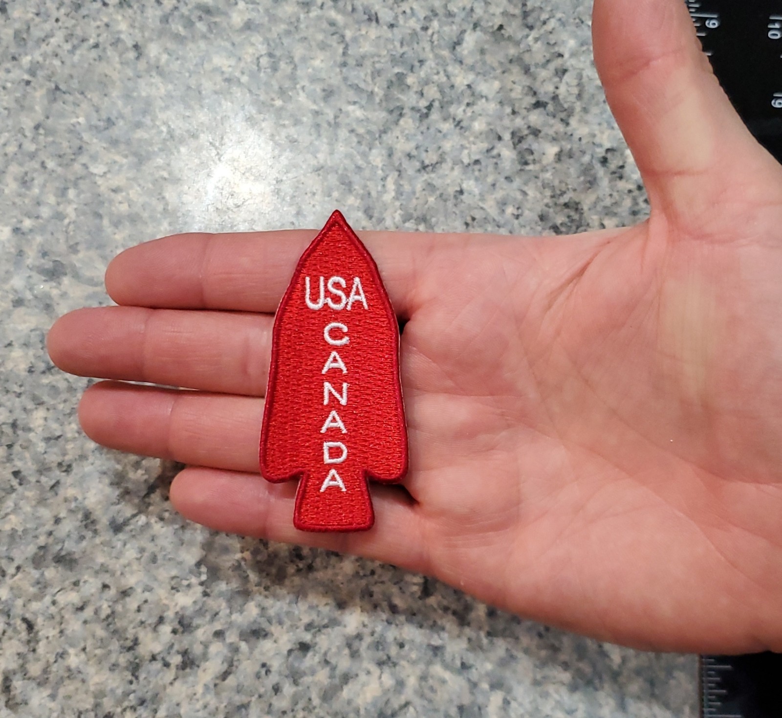 Vtg WW2 USA CANADA Devil's Brigade 1st Special Forces Ops Patch. 3"x1.5"