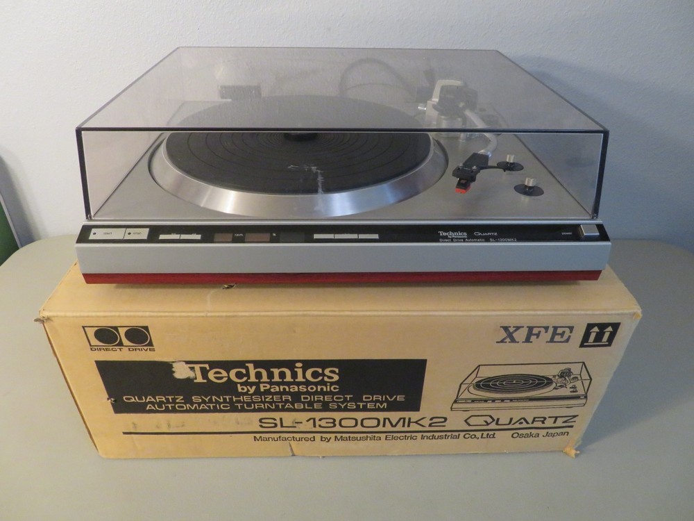 Vintage Technics SL-1300MK2 Turntable Full Auto - Box - Read Description - Works