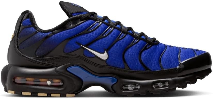 Nike Air Max Plus Premium Black Racer Blue Size 8