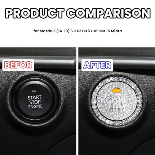 Bling car Engine one Key Start Button Cover one Key Start Stop Switch Button