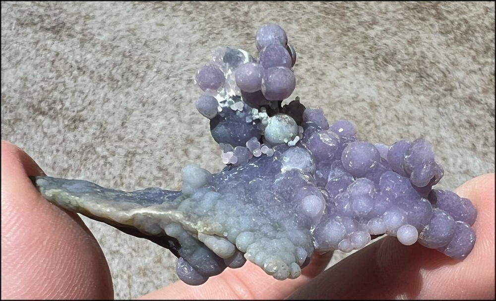 ~Lovely~ Grape Chalcedony Crystal Cluster - 3rd Eye Chakra, Intuition