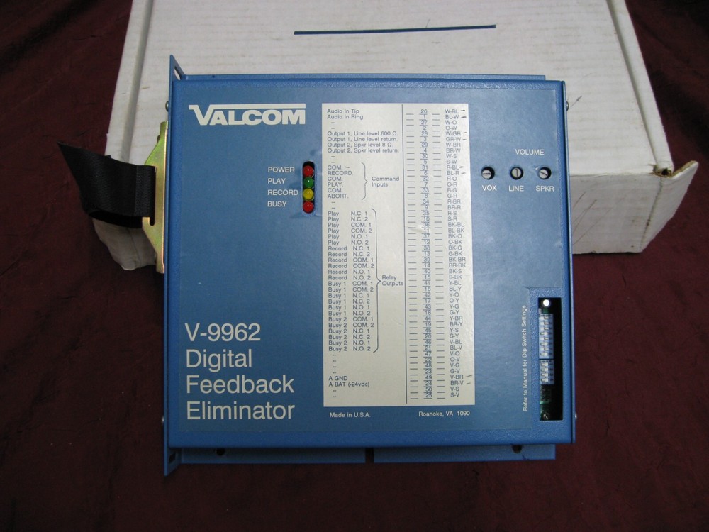 Valcom V-9962 Digital Feedback Eliminator for phone paging etc