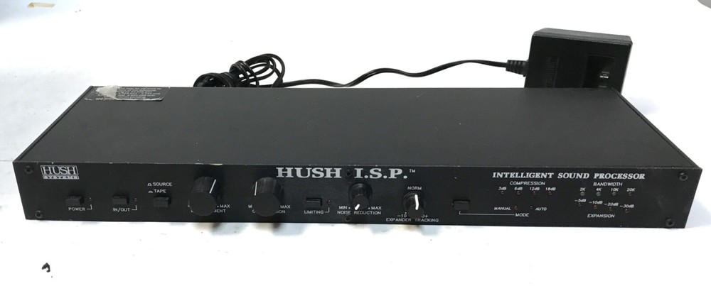 HUSH I.S.P. ISP INTELLIGENT SOUND PROCESSOR Compressor Enhancer Noise Reduction