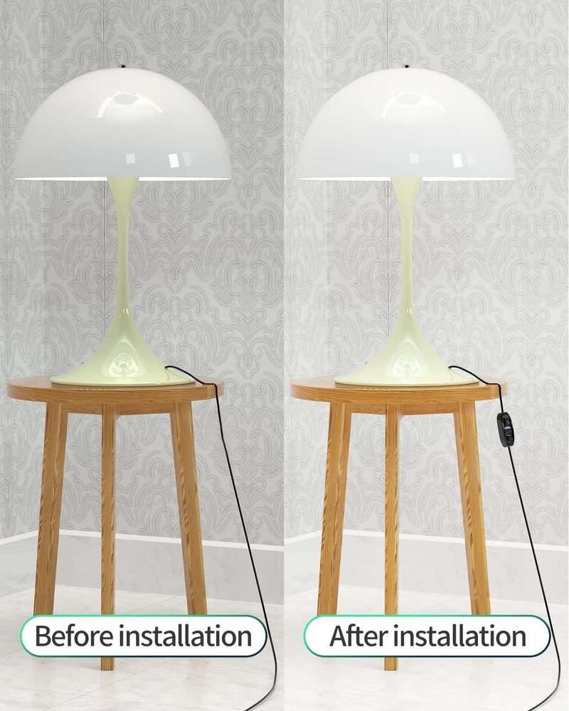 Durable Black Push Button Switch - 2 Pack for Convenient Appliance Control