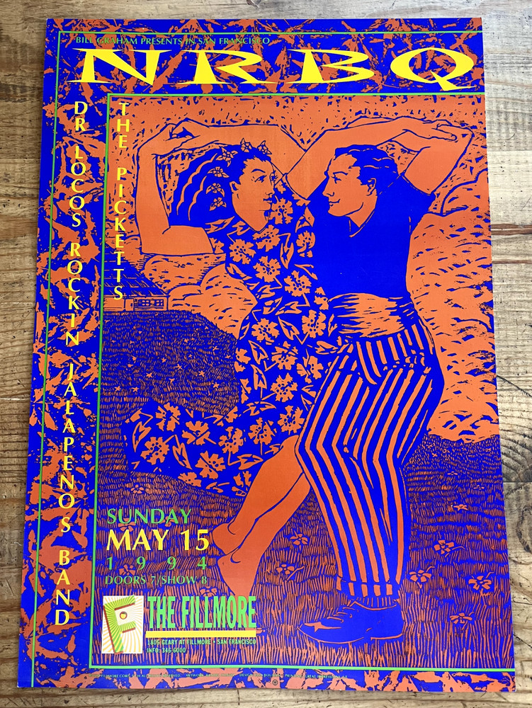 NRBQ Concert Poster - Fillmore - 1994